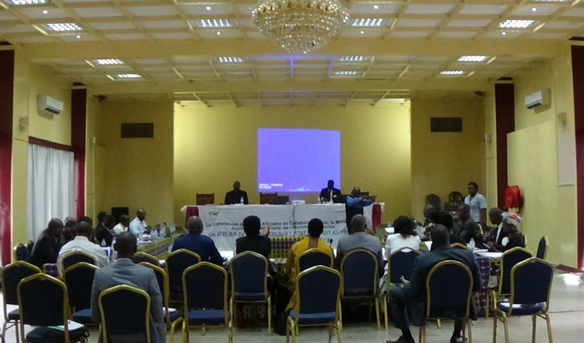 Atelier de Formation sur l'Etat de Droit
